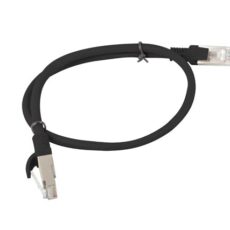 PATCHCORD KAT.6 UTP 0.5M CZARNY FLUKE PASSED LANBERG 10-PACK
