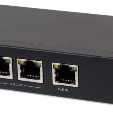 Intellinet 561266 łącza sieciowe Nie zarządzany Gigabit Ethernet (10/100/1000) Obsługa PoE Czarny