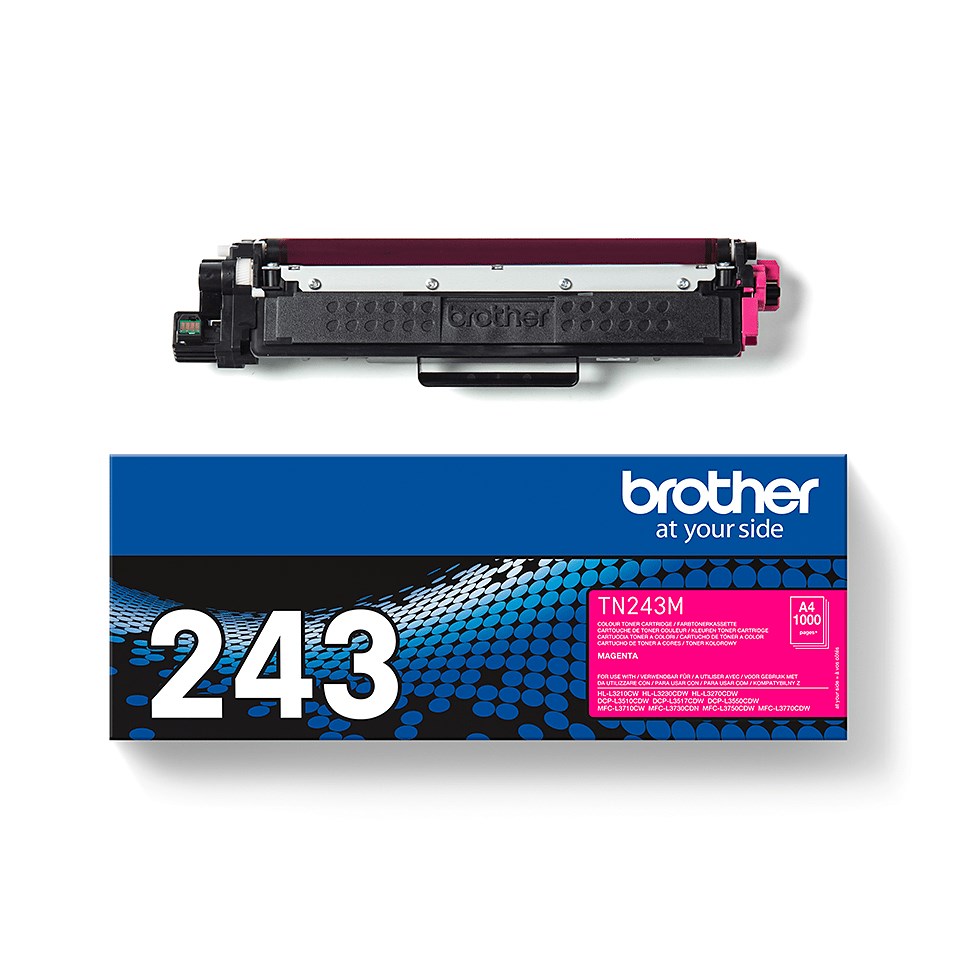 Brother TN-243M kaseta z tonerem 1 szt. Oryginalny Purpurowy - obrazek 2