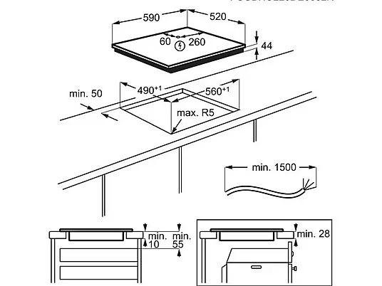 Płyta indukcyjna ELECTROLUX EIV63443CT SaphirMatt - obrazek 2