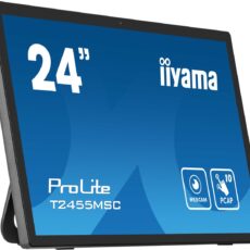 iiyama T2455MSC-B1 signage display Płaski panel Digital Signage 61 cm (24") LED 400 cd/m2 Full HD Czarny Ekran dotykowy