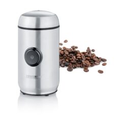 SEVERIN MŁYNEK DO KAWY I PRZYPAW INOX, POJEMNOŚĆ 50 G, ZWIJACZ KABLA, 2 NOŻE ZE STALI NIERDZEWNEJ, MOC 150W KM3879