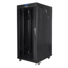 LANBERG SZAFA STOJĄCA RACK 19" 37U 800X1000 DRZWI SZKLANE LCD CZARNA (FLAT PACK) FF01-8037-12BL