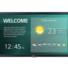 LG 22SM3G-B Digital signage display 54,6 cm (21.5') IPS Wi-Fi 250 cd/m2 Full HD Czarny Procesor wbudowany 16/7