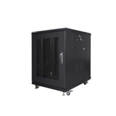 LANBERG SZAFA STOJĄCA RACK 19" 15U 600X800 DRZWI PERFOROWANE CZARNA (FLAT PACK) FF01-6815-23B