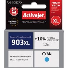 Activejet AH-903CRX Tusz (zamiennik HP 903XL T6M03AE; Premium; 12 ml; niebieski)