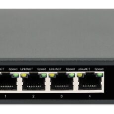 Switch Gigabit 4x RJ45 PoE+, 1x RJ45 Gigabit Uplink