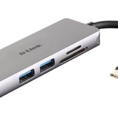 D-Link DUB-M530 stacja dokująca Przewodowa USB 3.2 Gen 1 (3.1 Gen 1) Type-C Aluminium, Czarny