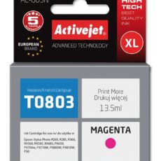 Activejet AE-803N Tusz (zamiennik Epson T0803; Supreme; 13,5 ml; czerwony)
