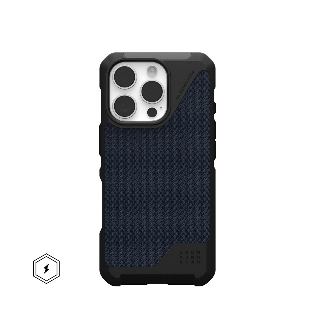 UAG Metropolis LT Magsafe - obudowa ochronna do iPhone 16 Pro kompatybilna z MagSafe (kevlar mallard)