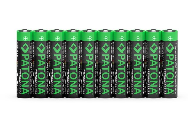 PATONA Premium AAA Micro LR03 – 10x baterii alkalicznych 1.5V