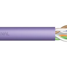 Digitus Kabel instalacyjny kat.6, U/UTP, Dca, AWG 23/1, LSOH, 500m, fioletowy, szpula