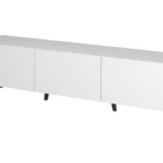 Szafka RTV NOVA 186x40x48 biały mat