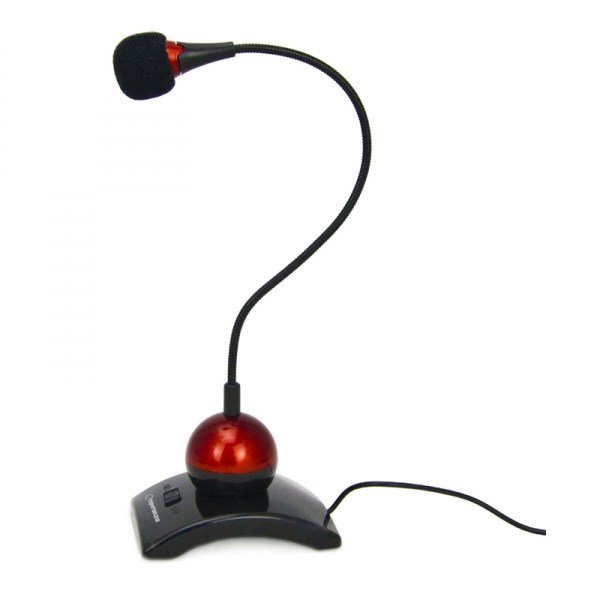 Mikrofon Esperanza Chat Desktop EH130 (kolor czerwony) - obrazek 2