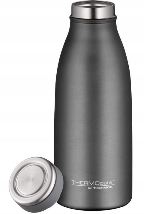 Termobutelka 350 ml THERMOcafé THERMOS - szara - obrazek 2