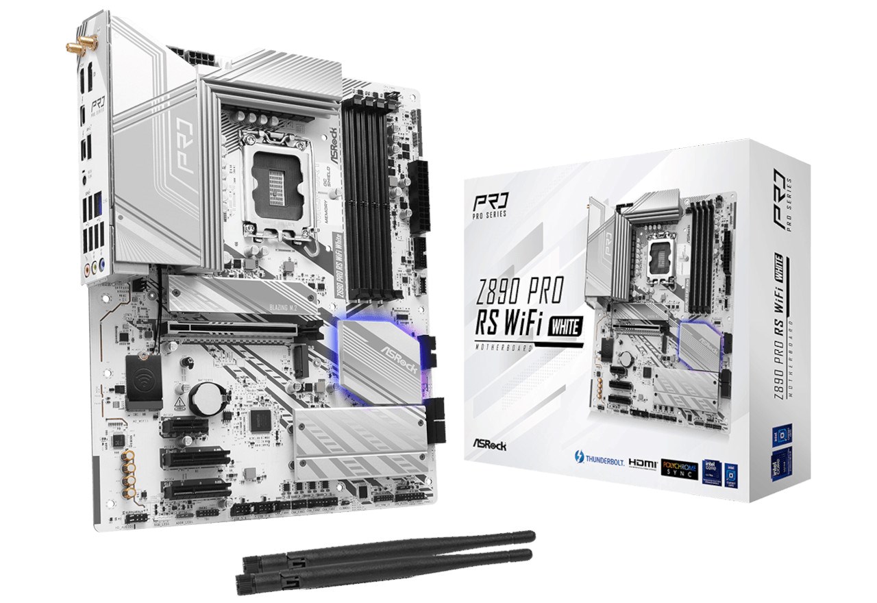 Płyta główna ASRock Z890 Pro RS WiFi White - obrazek 2
