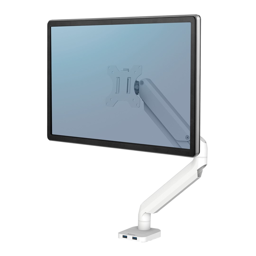 Fellowes Ergonomia  ramię na 1 monitor - seria Platinum, białe