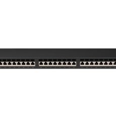LANBERG PATCH PANEL 24 PORT 1U 19" KAT.6A FTP CZARNY PPSA-1024-B