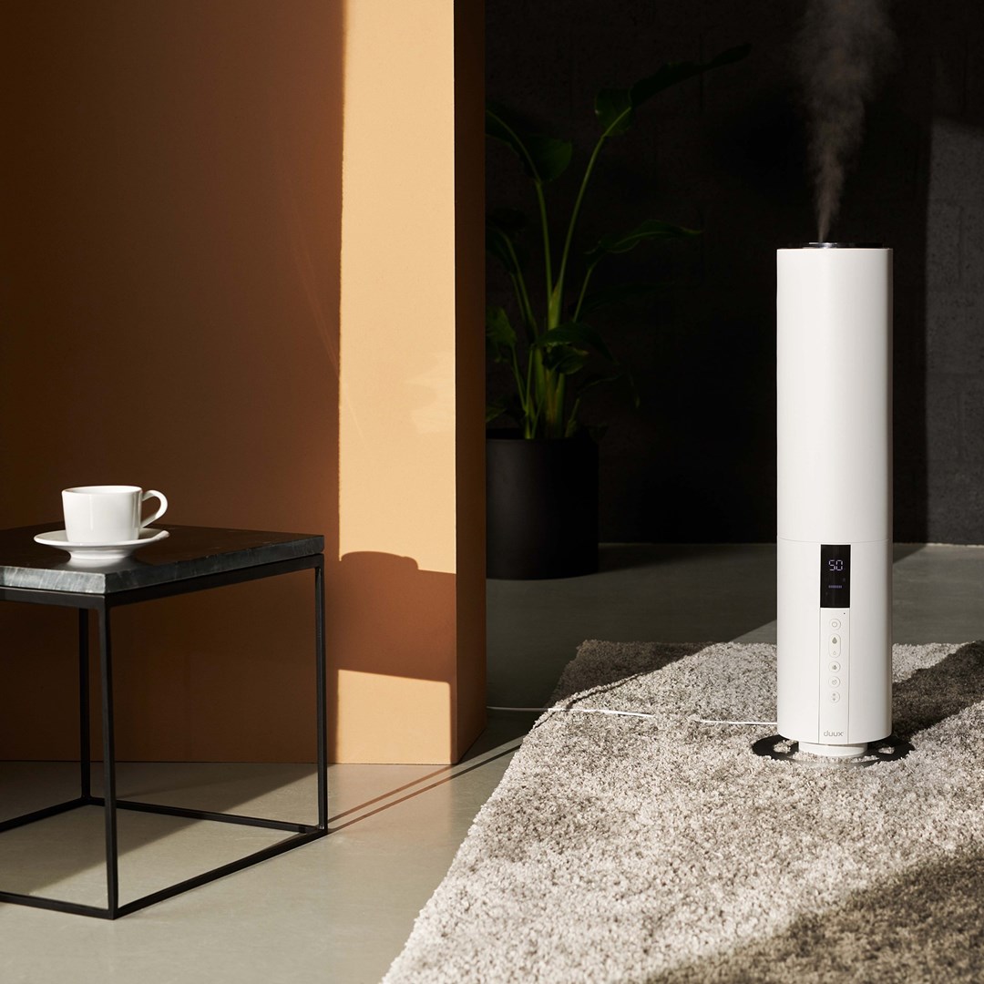 Duux Beam Smart Ultrasonic Humidifier, Gen2 27 W, Water tank capacity 5 L, Suitable for rooms up to 40 m2, Ultrasonic, Humidification capacity 350 ml/hr, White