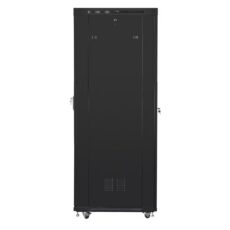 LANBERG SZAFA STOJĄCA RACK 19" 27U 800X1000 DRZWI PERFOROWANE LCD CZARNA FF01-8027-23BL (FLAT PACK)
