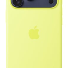 Silikonowe etui Apple iPhone 17 Pro Max z MagSafe (neonowo-żółte)