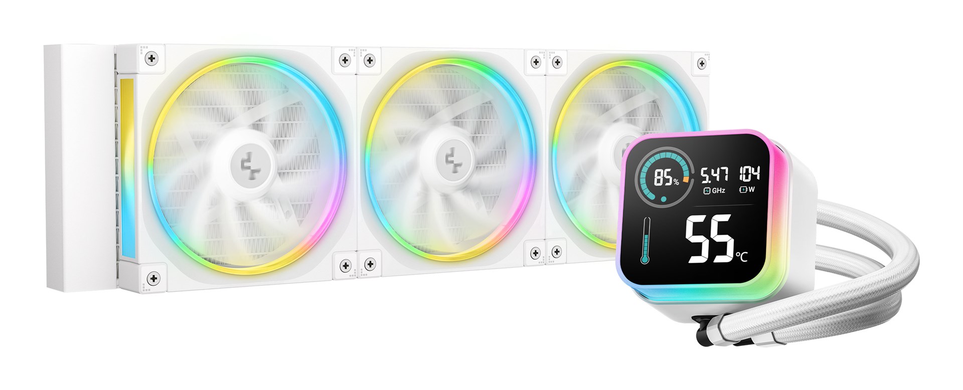 Chłodzenie wodne DeepCool LQ360 WH
