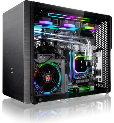 RAIJINTEK Ophion M Evo TGS Midi Tower Czarny, Przezroczysty - obrazek 2