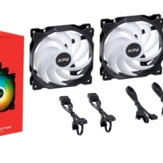 XPG VENTO 120 ARGB PWM Obudowa komputera Wentylator 12 cm Czarny 3 szt.