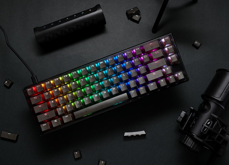 Ducky One 3 SF klawiatura Gaming USB Czarny - obrazek 2