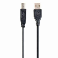 Kabel GEMBIRD CCP-USB2-AMBM-10 (USB 2.0 typu A M - USB 2.0 typu B M; 3m; kolor czarny)