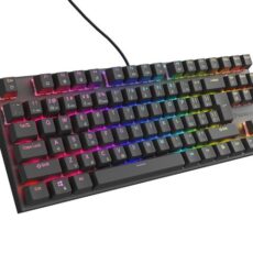 KLAWIATURA DLA GRACZY GENESIS THOR 303 TKL CZ/SK PODŚWIETLENIE RGB MECHANICZNA SILENT SWITCH CZARNA