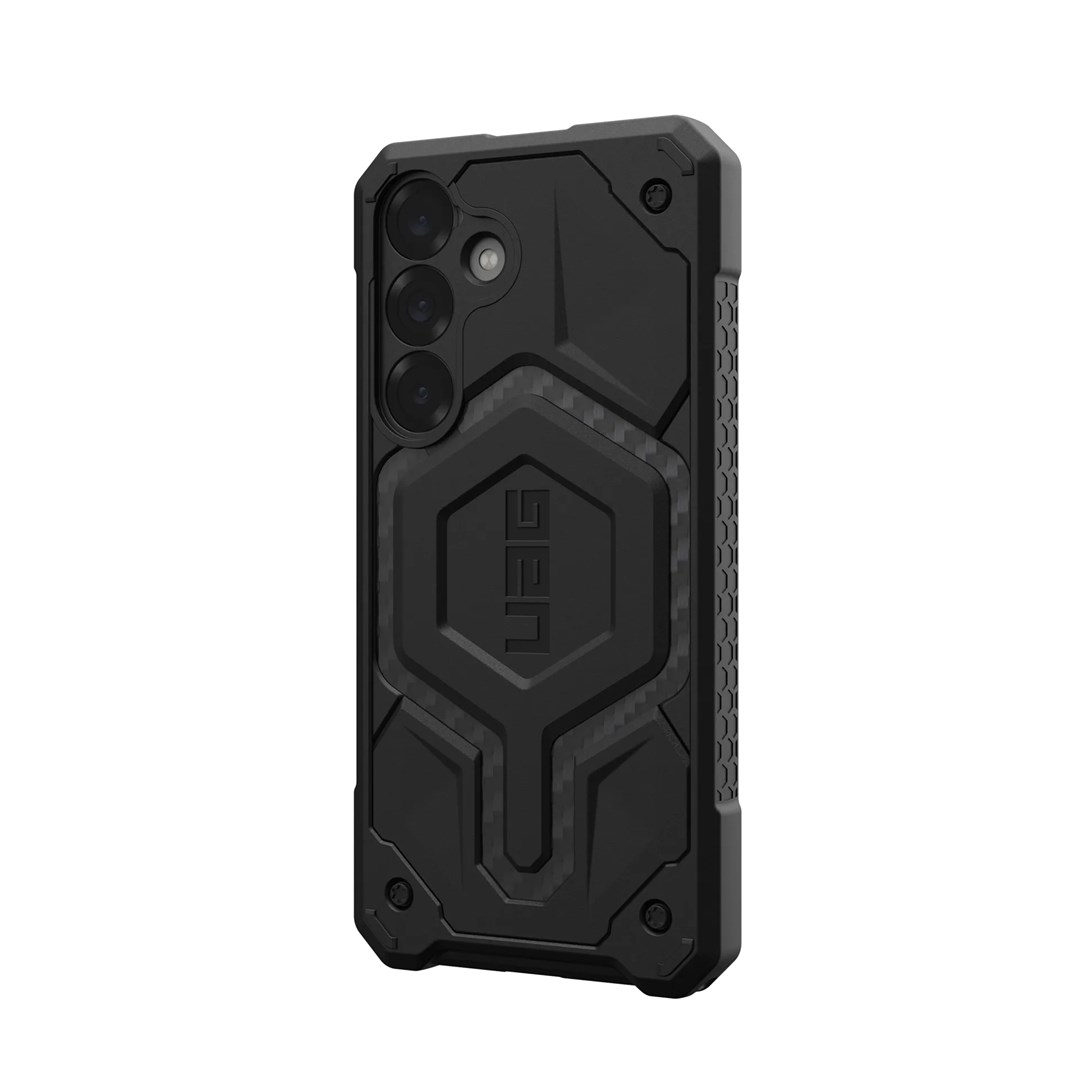 UAG Monarch Pro - obudowa ochronna do Samsung Galaxy S25+ 5G z wbudowanym modułem magnetycznym (carbon fiber)