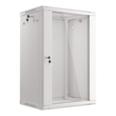 Szafa rack Lanberg WF01-6418-10S (18U; 901mm / 600mm / 450 mm; wisząca; Szklane; 19''; kolor szary)
