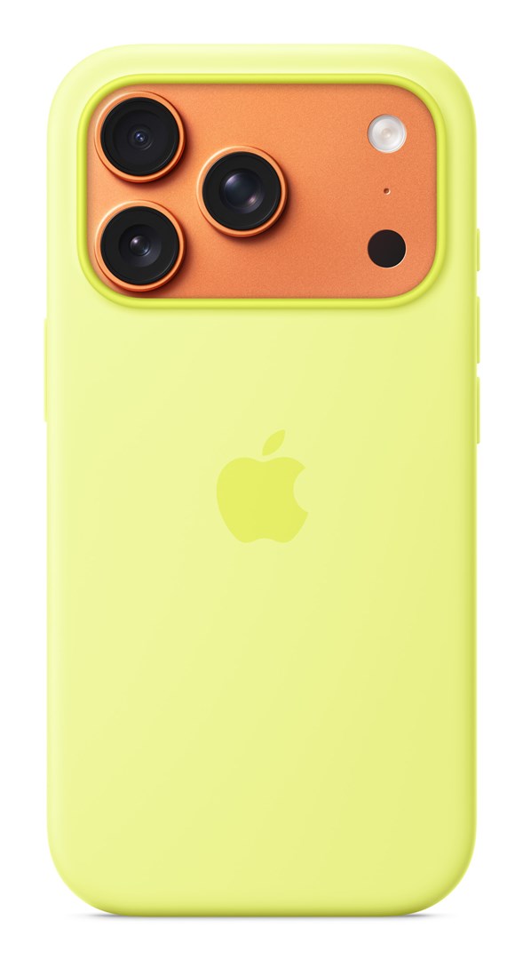 Silikonowe etui Apple iPhone 17 Pro z MagSafe (neonowo-żółte) - obrazek 2
