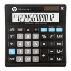 HP Kalkulator biurowy HP-OC 300 II/INT BX, 12-cyfr. wyświetlacz, 158x151x29mm, czarny
