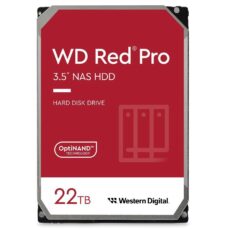 Dysk HDD WD Red Pro WD221KFGX (22 TB ; 3.5"; 512 MB; 7200 obr/min)