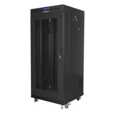 LANBERG SZAFA STOJĄCA RACK 19" 27U 600X600 DRZWI PERFOROWANE LCD CZARNA (FLAT PACK) FF01-6627-23BL