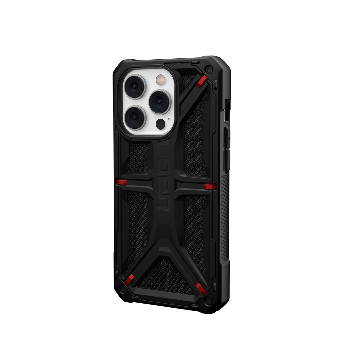 Etui UAG Monarch do iPhone 14 Pro kevlar czarny - obrazek 2