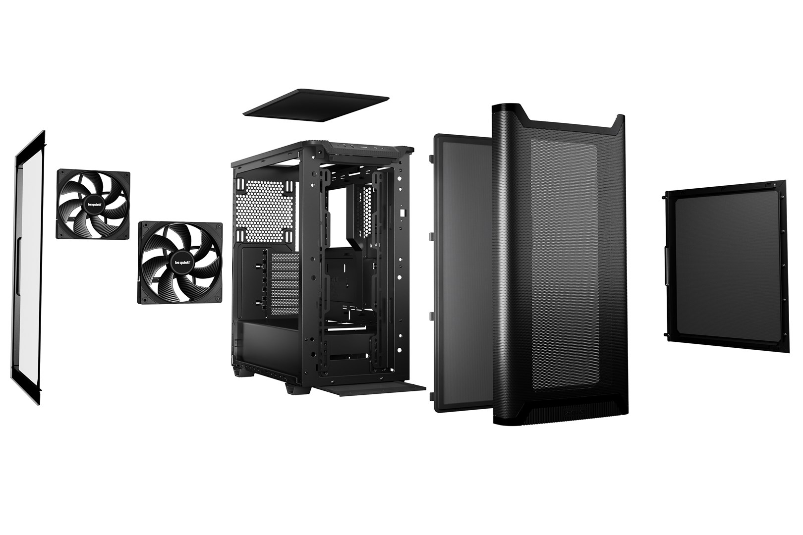 OBUDOWA BE QUIET! PURE BASE 501 Airflow Window Black - obrazek 2