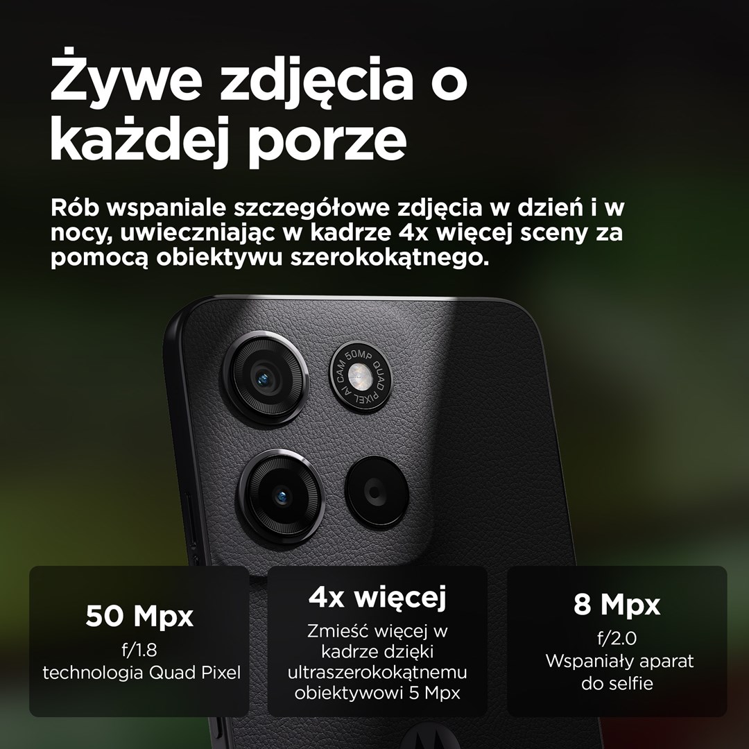 Smartfon Motorola Moto G15 Power 8/256GB Gravity Grey - obrazek 2