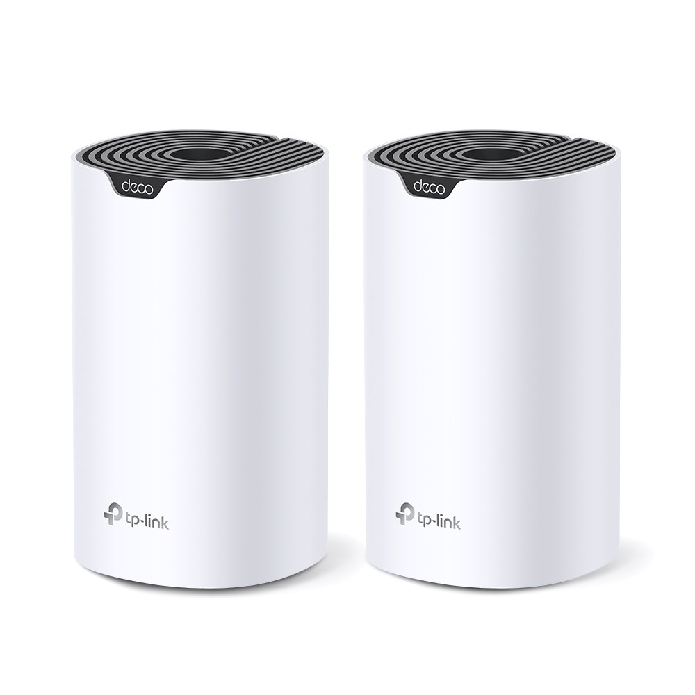 TP-LINK | System Wi-Fi AC1900 dla całego domu | Deco S7 (2 sztuki) | 802.11ac | 10/100/1000 Mbit/s | Porty Ethernet LAN (RJ-45) 1 | Obsługa siatki: Tak | MU-MiMO Tak | Brak komórkowego połączenia szerokopasmowego | Typ anteny: Wewnętrzna
