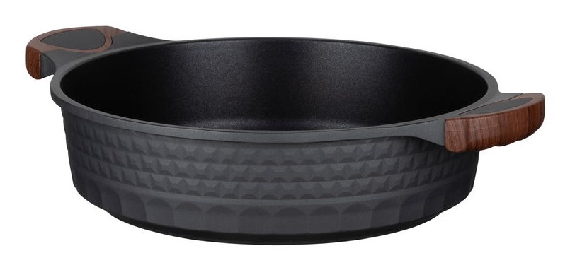 Resto Kitchenware 93506 garnek 4,4 l Okrągły Czarny, Drewno - obrazek 2