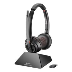 POLY Zestaw słuchawkowy Savi 8220 UC z certyfikatem Microsoft Teams DECT 1880–1900 MHz USB-A