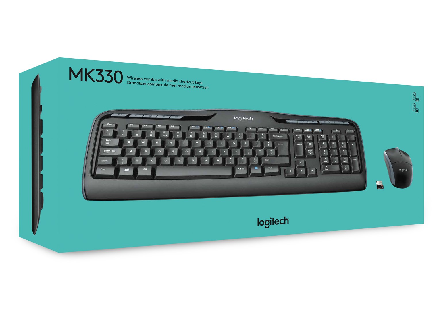 ZESTAW LOGITECH WIRELESS COMBO MK330 BEZPRZEWODOWY - obrazek 2