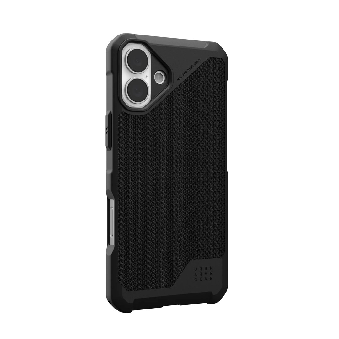 UAG Metropolis LT Magsafe - obudowa ochronna do iPhone 16 Plus kompatybilna z MagSafe (kevlar black)