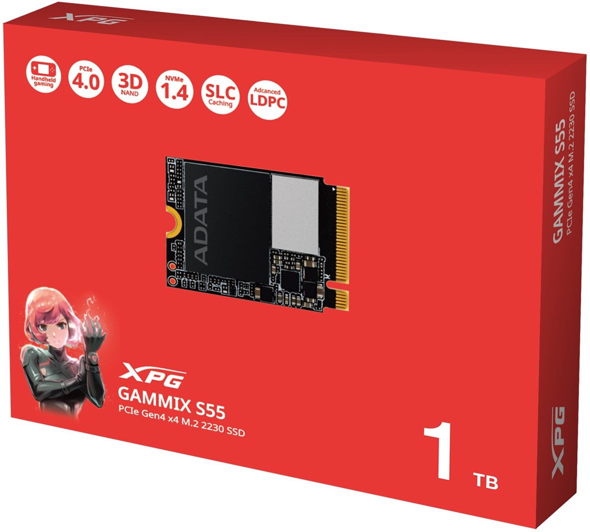 ADATA SSD GAMMIX S55 1TB Gen 4x4 2230 - obrazek 2