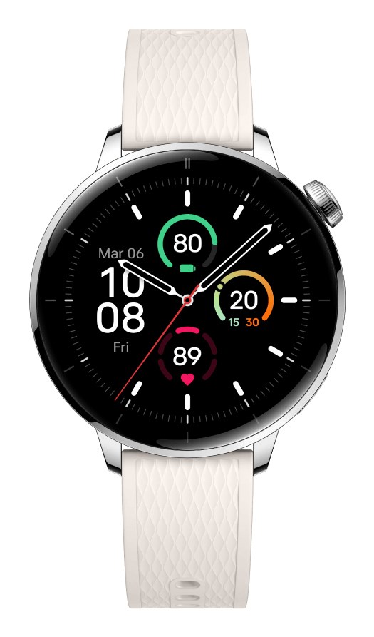 Smartwatch  OnePlus Watch 3 AMOLED 43mm Srebrny