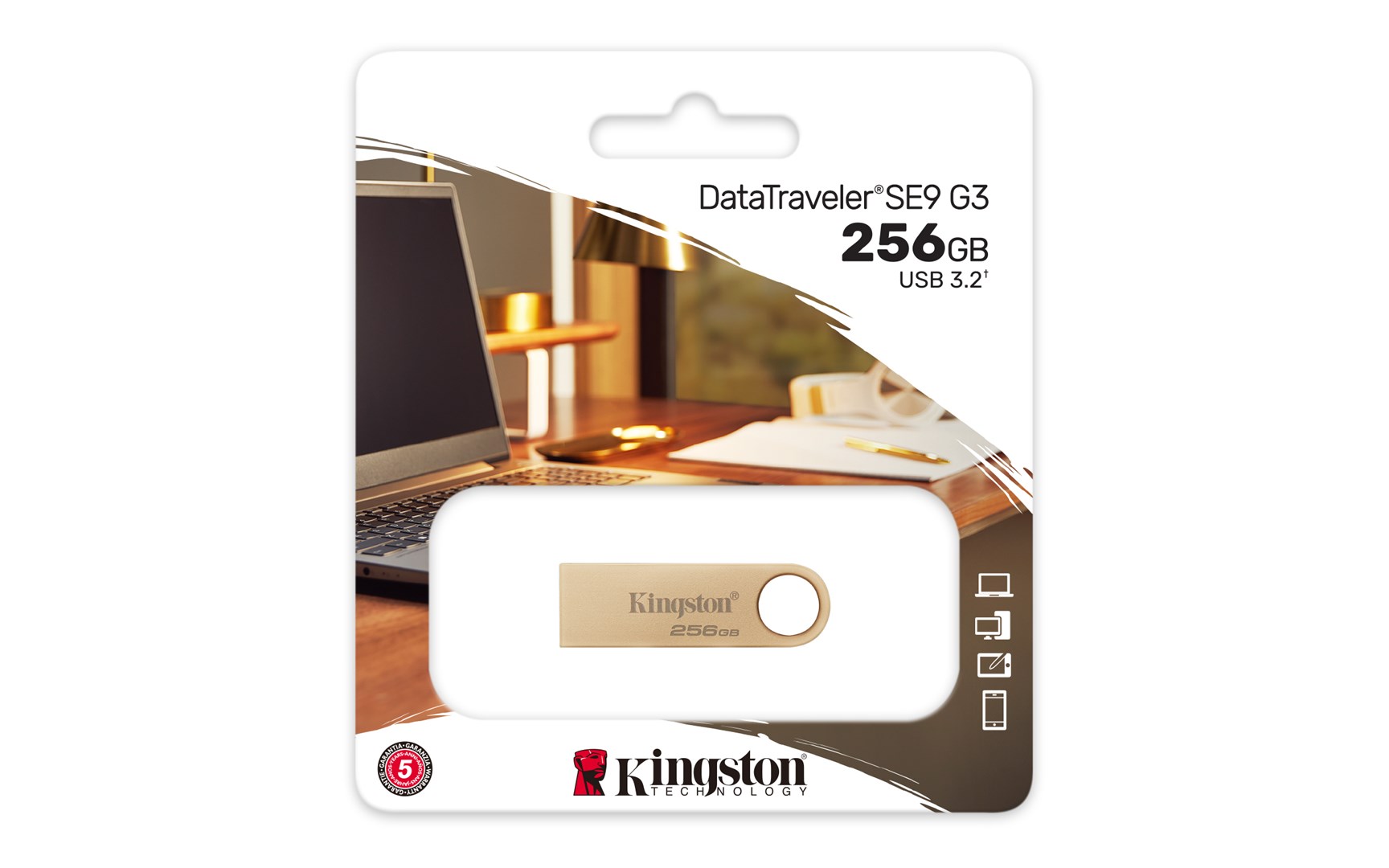 KINGSTON FLASH 256GB USB3.2 Gen.1 DataTraveler - obrazek 2