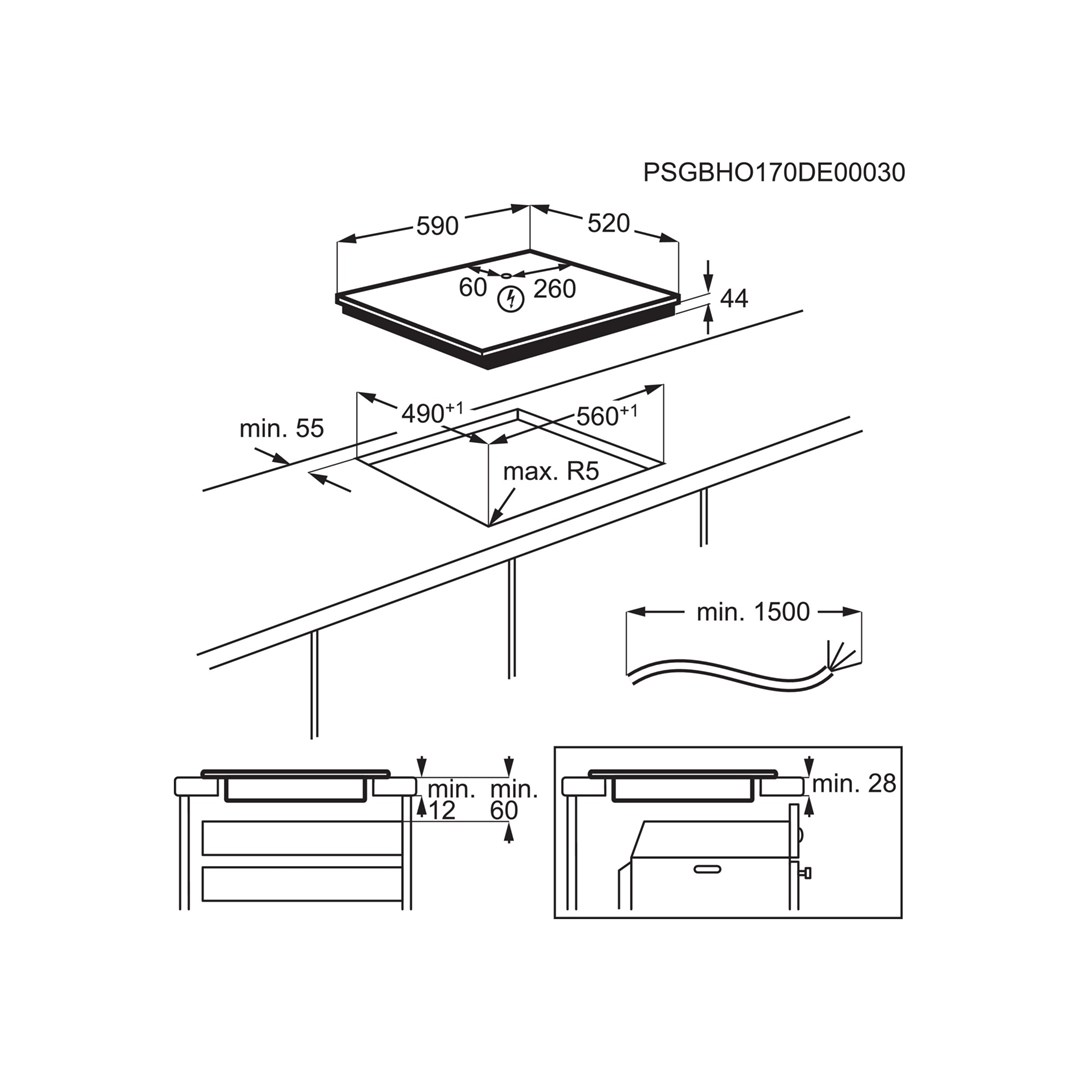 Płyta indukcyjna ELECTROLUX EIS62443 - obrazek 2