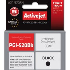 Activejet ACC-520BN Tusz (zamiennik Canon PGI-520BK; Supreme; 20 ml; czarny)